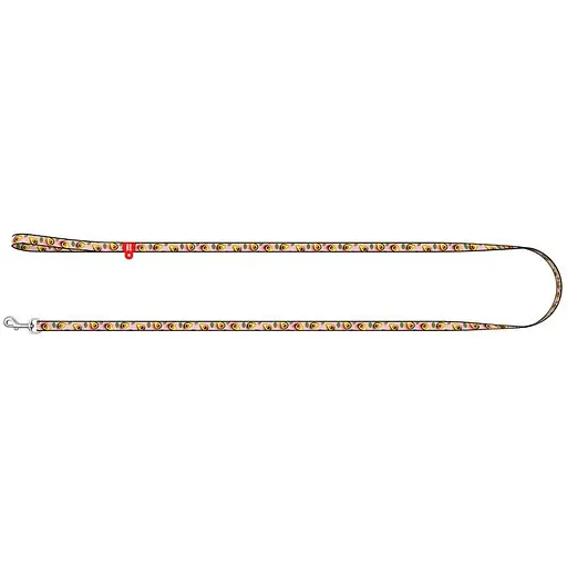 Повідець для котів та дрібних порід собак Waudog Nylon нейлоновий, малюнок "Авокадо на рожевому", XS - фото 2