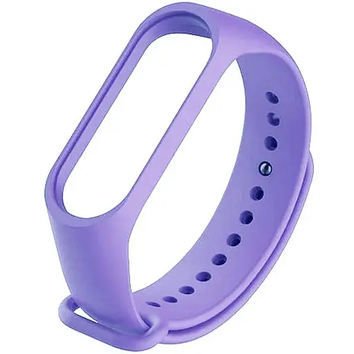 Ремешок Smart Watch для Mi Band 5/6 Silicone Lilac Фиолетовый - фото 1