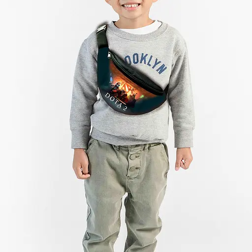 Сумка-бананка Дота 2 "Dota 2" з принтом, 32х15см, дитяча, молодіжна (00089)