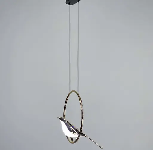 Золотистий підвіс у формі пташки Line.F J 1802/1 - фото 2