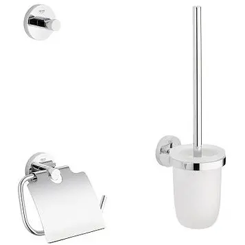 Набір аксесуарів для ванної кімнати Grohe Essentials 40407001, Хром - фото 1