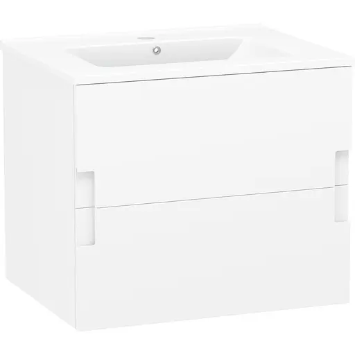 Тумба підвісна Imprese Karlov з умивальником 60 см Білий u08507603FH Білий - фото 1