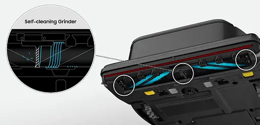 Основная щетка на робот-пылесос Samsung POWERbot VR20R7260WC, DJ97-02654A - фото 4