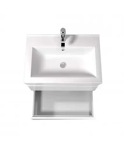 Тумба Мойдодир MoonShine 70 с умывальником Cosmo 70 напольная Белый - фото 6