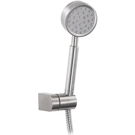 Душовий гарнітур Zerix Shower SET-04 (шланг, лійка, кронштейн) ZX3099, Нержавіюча сталь - фото 1