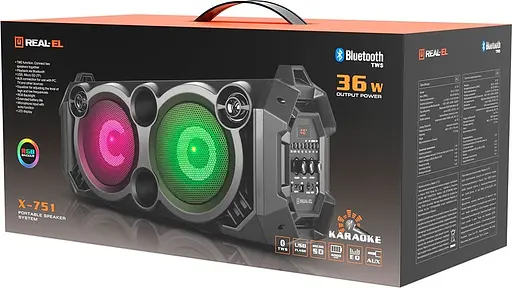 Акустика REAL-EL X-751 Black [82793] - фото 11