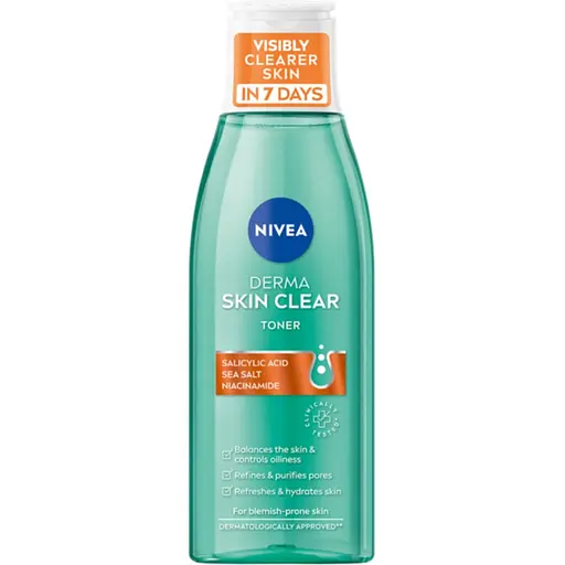 Тоник для лица нормализирующий Nivea Derma Skin Clear, 200 мл