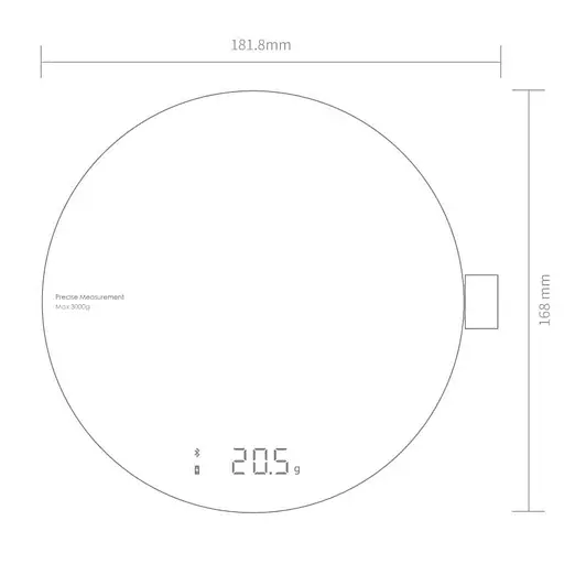 Розумні кухонні ваги Xiaomi HOTO Smart Kitchen Scale (QWCFC001) - фото 4