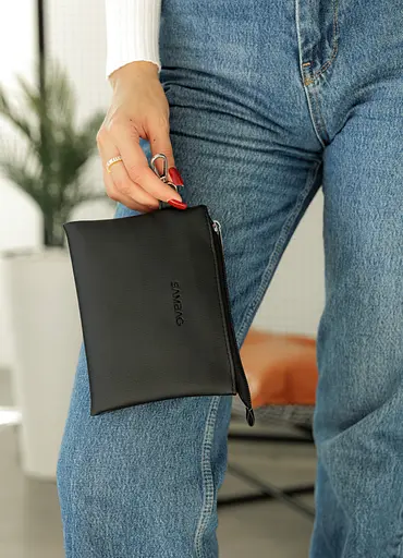 Женская сумка Sambag HOBO M черный 35 х 40 х 8 см (53200001) - фото 8