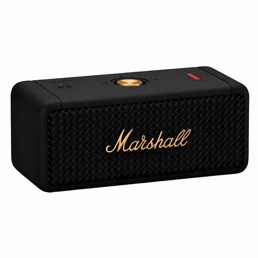 Портативна акустика Marshall Emberton Black and Brass bluetooth-колонка 1005696 (Asian Version)
