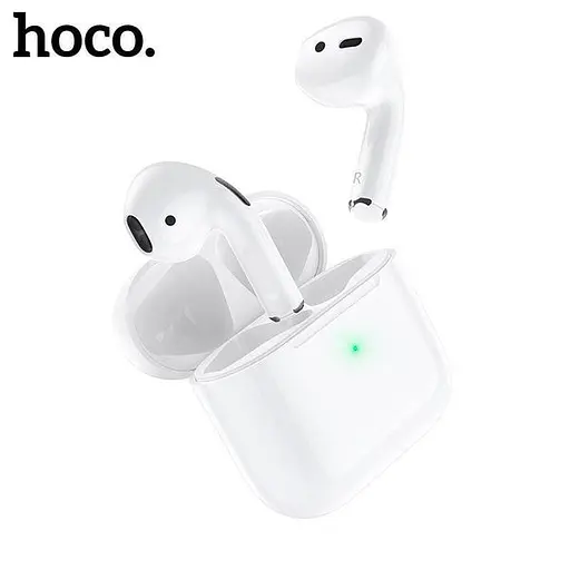 Бездротові навушники Hoco EW03 Plus, TWS Bluetooth 5.1, 30/200mAh, 4h, mic, White - фото 3