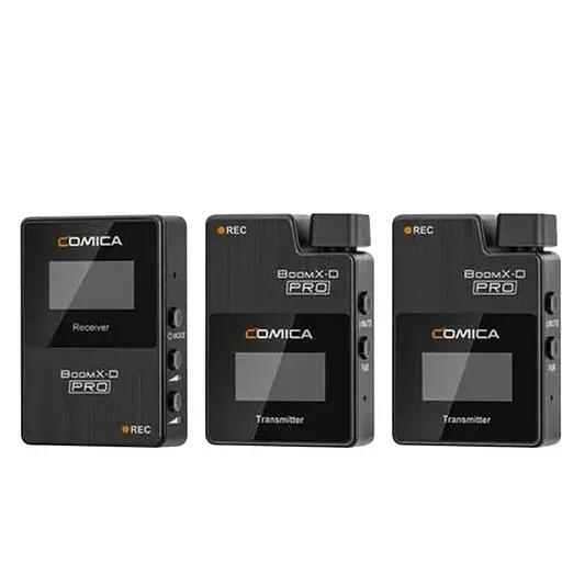 Бездротова мікрофонна система Comica BoomX-D PRO D2 Black мікрофон-рекордер
