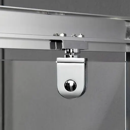 Душевая кабина Dusel A-516 100x100x190 шиншилла, Универсальная, матовый, хром, 100x100 - фото 5