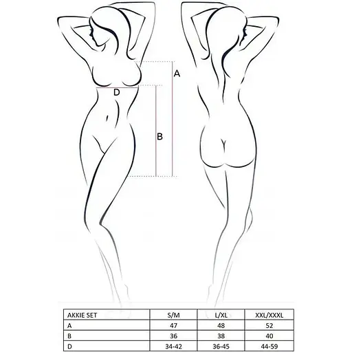 Костюм медсестри Passion Akkie Set White сорочка, трусики, шапочка L/XL - фото 2