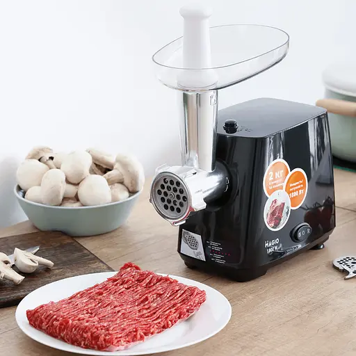 Электрическая мясорубка для мяса Magio MG-265 обычная бытовая электромясорубка для дома - фото 2