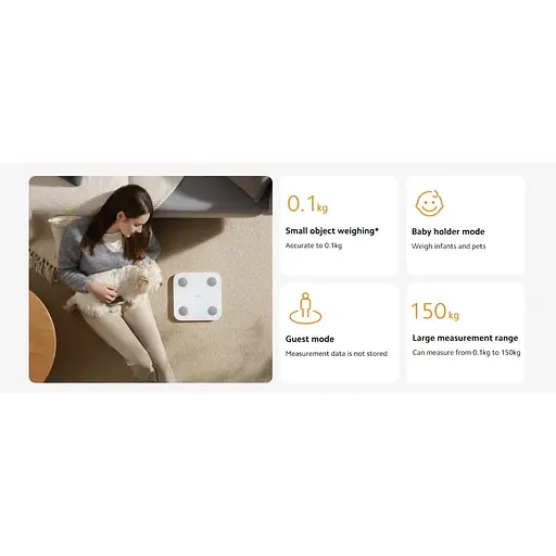 Весы Xiaomi Body Composition Scale S400 (BHR7793GL) - фото 7