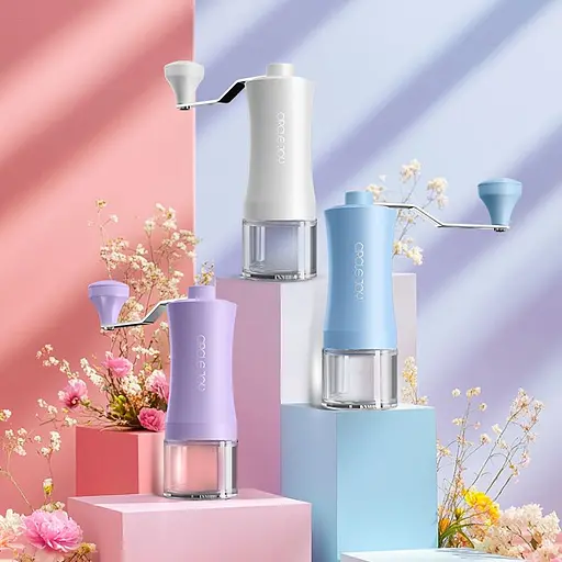 Ручна кавомолка Circle Joy Coffee Grinder CJ-SMDJ01 White [129240] - фото 2