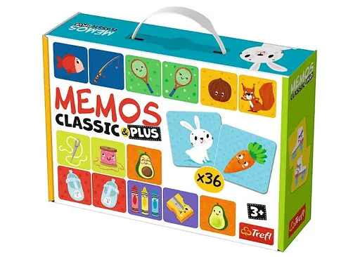 Настольная игра Trefl Мемо Классические. Логика (Memos Classic+ Logika) (02272)