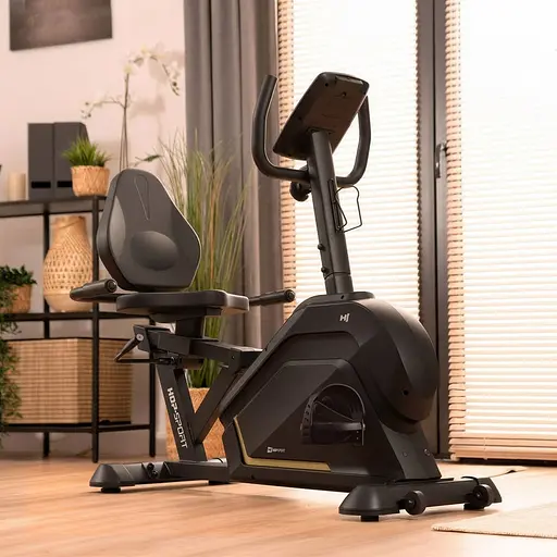 Горизонтальний велотренажер Hop-Sport HS-120L Ravel чорний - фото 10