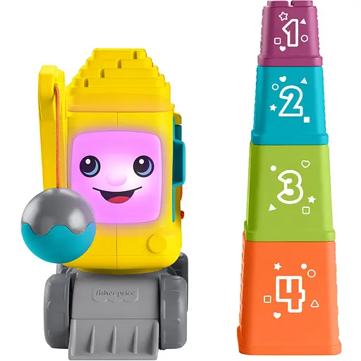 Машинка Fisher-Price Рахуй та складай Веселий кран (HRP32​)