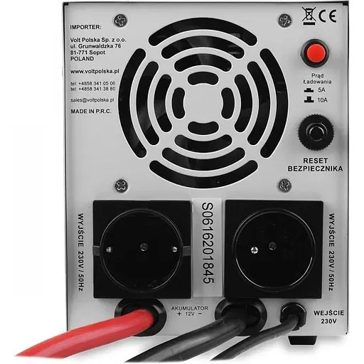 Джерело безперебійного живлення [ДБЖ] Volt Polska Sinus Pro 800E 12/230V 500/800W [3SP080012E] [107805] - фото 5