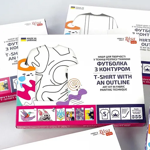 Набір футболка-розмальовка Rosa Talent Мопс бавовна 100% розмір S - фото 5