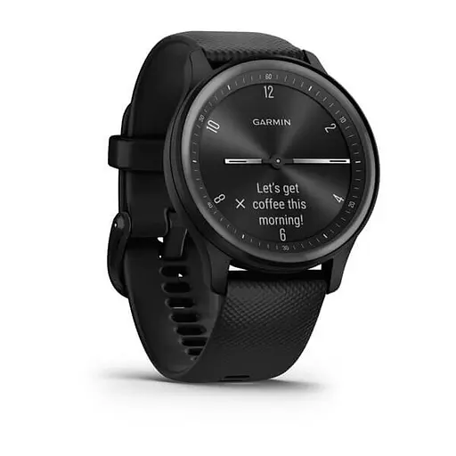 Смарт-годинник Garmin Vivomove Sport Black Case and S. Band w. Slate Accents (010-02566-00) - фото 3