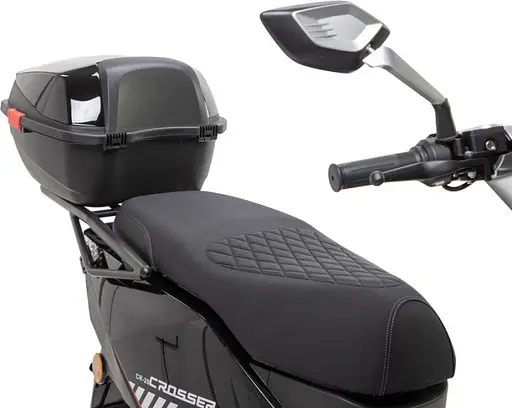 Електроскутер Двомісний Crosser CR20 (2500W, Графенова батарея 72V/24Ah) Сірий - фото 5