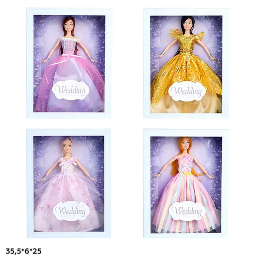 Лялька наречена, YL006-21/22/24/26, 29 см (В асортименті) - фото 2