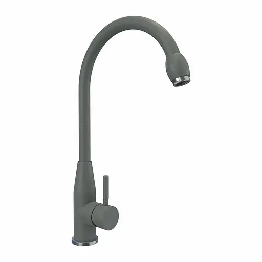 Смеситель для кухни Platinum 26 FHP (7456) серый металлик Серый - фото 1