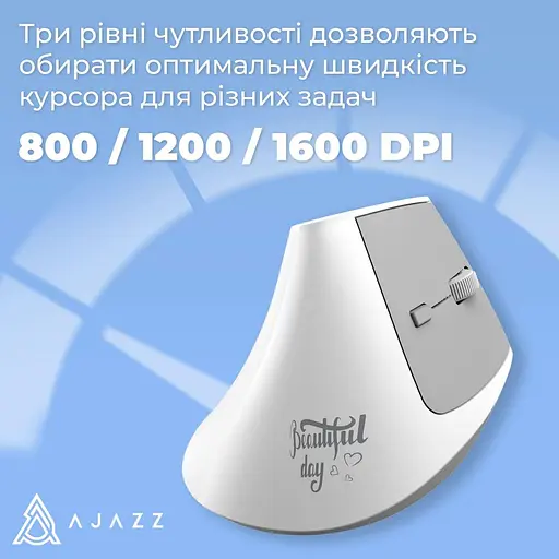 Миша Ajazz i300 White (i300-W) - фото 11