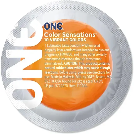 Презерватив One Color Sensations - One trip tot cloud nine (Orange) 1 шт.