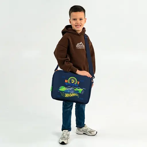 Школьная текстильная сумка Kite Hot Wheels (HW26-589) - фото 6