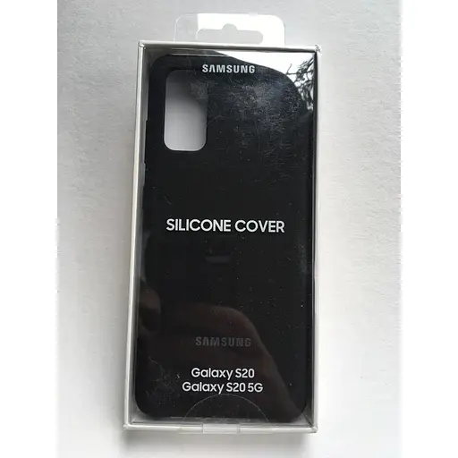 Оригінальний силіконовий чохол Samsung Silicone Cover Galaxy S20 (6.2") Black (EF-PG980TBEGRU) - фото 2