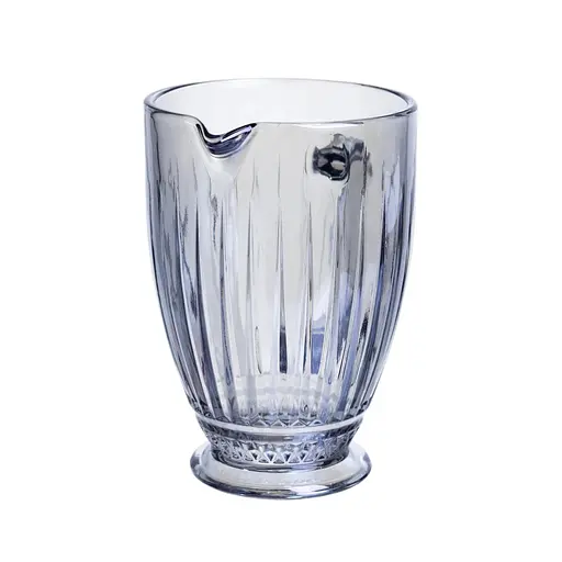 Кувшин для напитков 1.2 л ребристый из толстого стекла голубой HP-19-235 кувшин лимонадник Yiwu HP-19-235 - фото 2