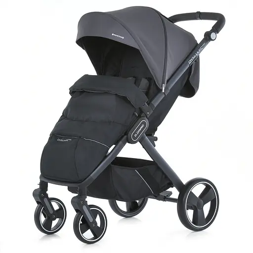 Детская прогулочная коляска-книга El Camino ME 1053-3 Dynamic Pro Charcoal Серая - фото 2