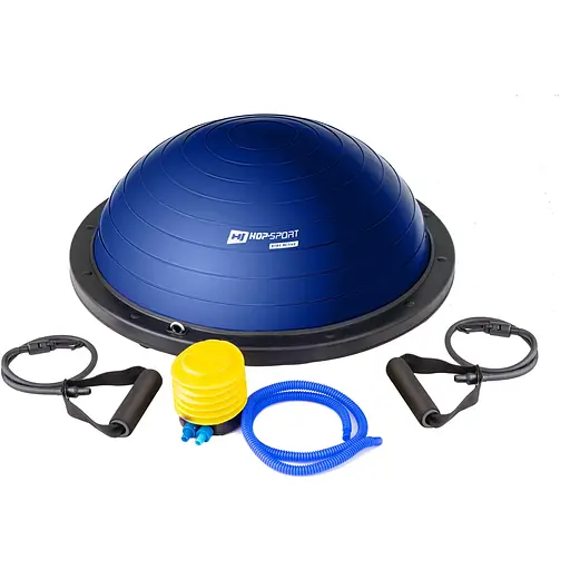 Балансировочная полусфера Hop-Sport HS-L058 синяя - фото 5