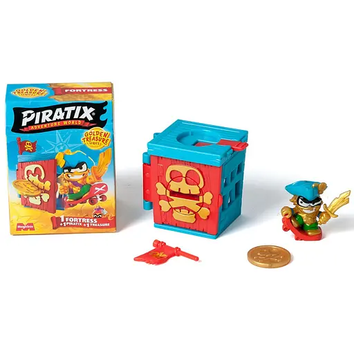 Дитячий іграшковий набір з фігурками "Фортеця" PIRATIX PPX1D212IN00 серії "Golden Treasure" - фото 7