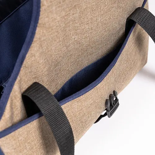 Сумка-переноска Pet Fashion Linen для собак бежева 38х32х22 см - фото 6