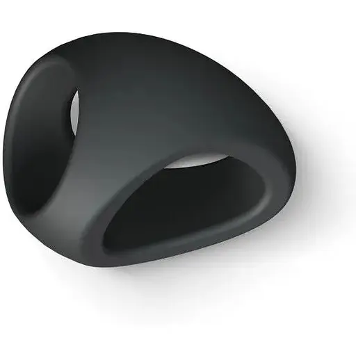 Эрекционное кольцо двойное Love To Love Flux Ring - Black Onyx - фото 6