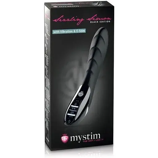 Вибратор с электростимуляцией Mystim Sizzling Simon eStim Black миостимулятор - фото 2