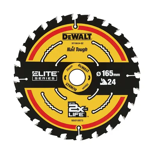 Диск пильный DeWalt Elite Extreme 165 х 20 х 24 мм (DT10624)