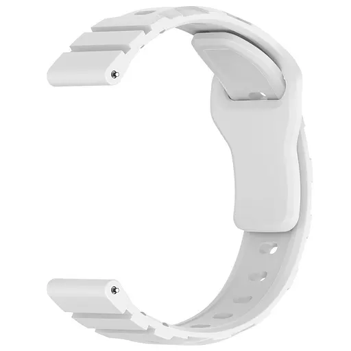 Силиконовый ремешок Defense для Smart Watch 20mm White - фото 3