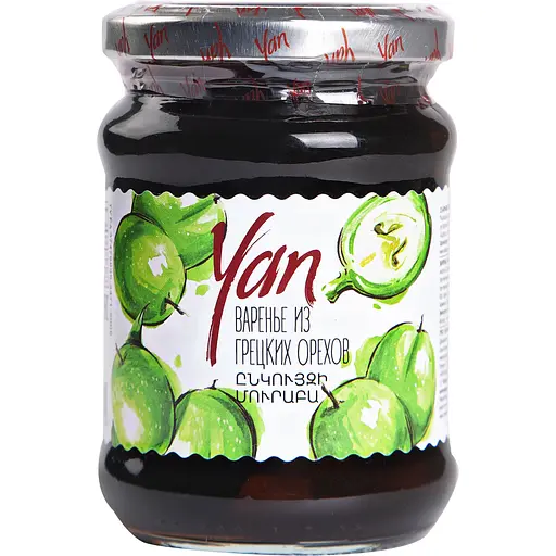 Уцінка. Варення Yan з волоських горіхів 300 г - фото 1