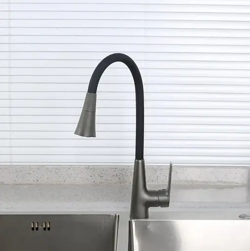 Змішувач для кухні Frap з гнучким виливом F4471-9 - фото 3