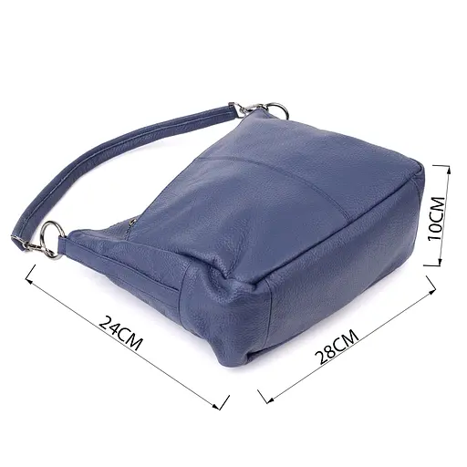 Сумка для женщин Vintage на два отделения из натуральной кожи 26х24х10 см sum0027547 - фото 3