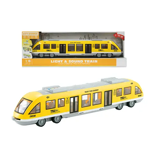 Поезд Скоростной экспресс, WY920AB, подсветка, звук, открывающиеся двери, инерция (В ассортименте)