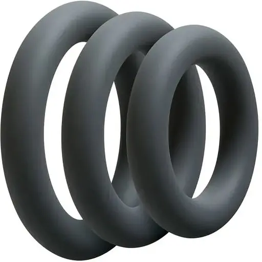 Набор эрекционных колец Doc Johnson Optimale 3 C-Ring Set Thick