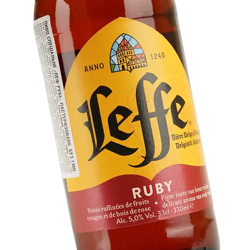 Пиво Leffe Ruby светлое 5%, 0.33 л - фото 6