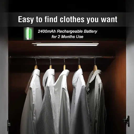 Ссвітильник EverBrite Under Cabinet Lighting 70 світлодіодіодів бездротовий датчик руху - фото 6